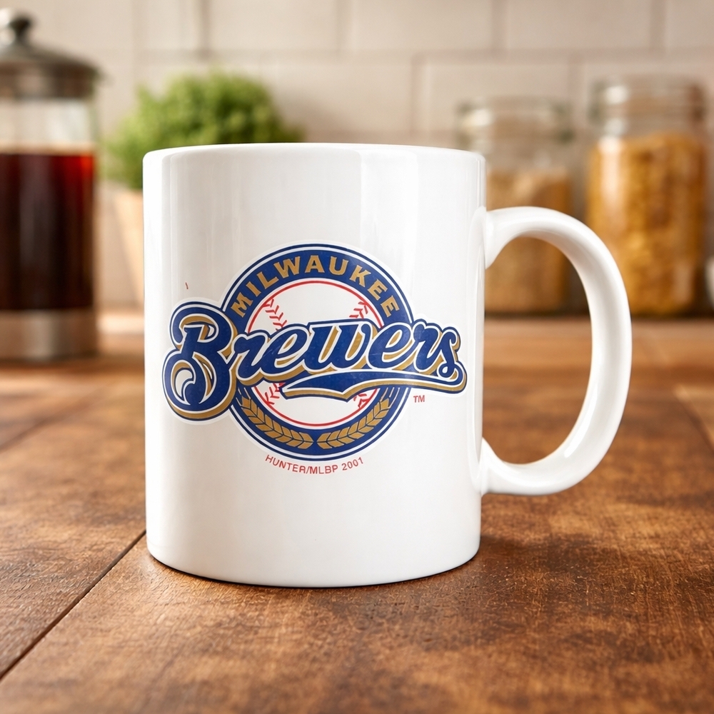 MLB Milwaukee Brewers Ceramic Coffee Mug
